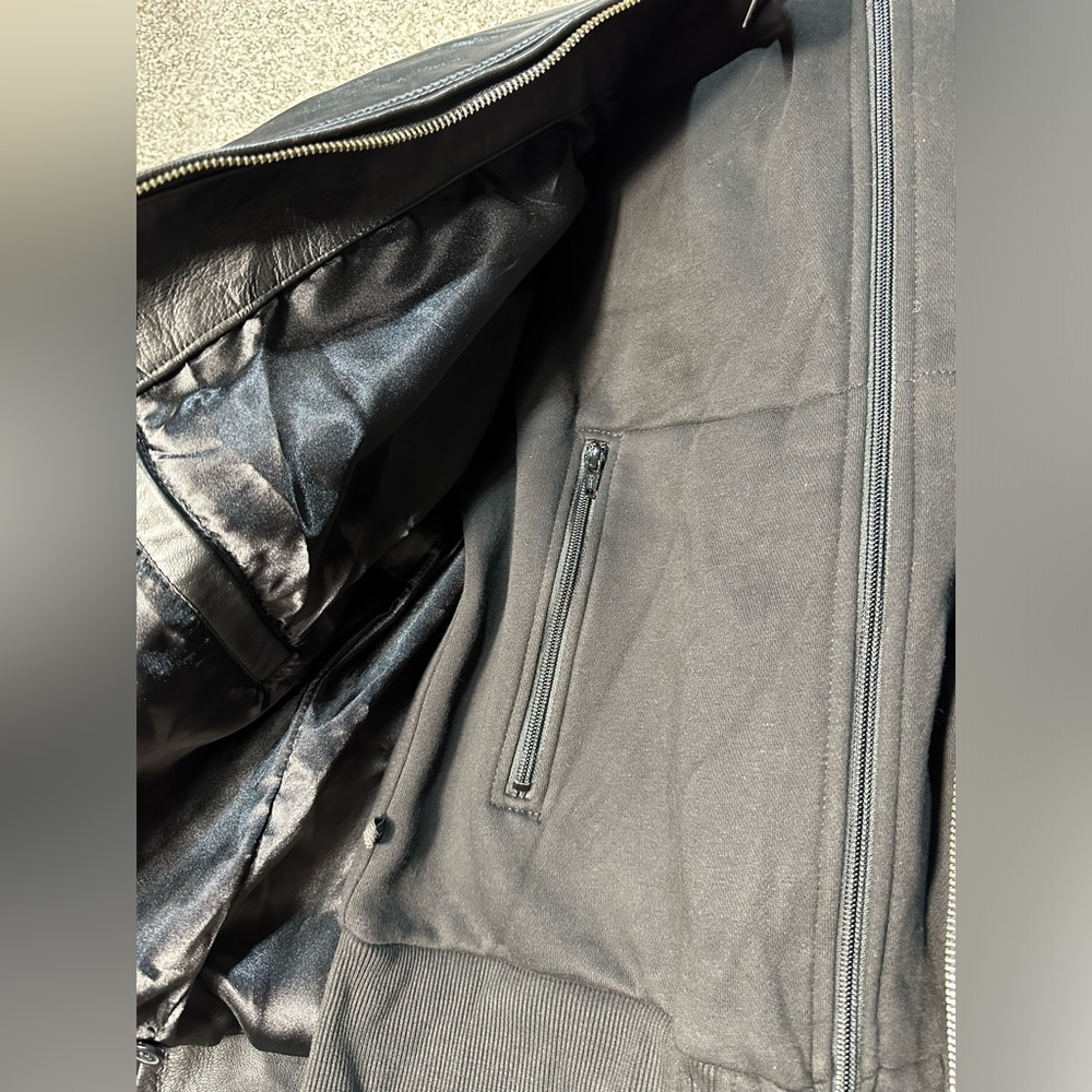 NWOT Whet Blu April Hoodie & Leather Jacket Size XL - Picture 7 of 8